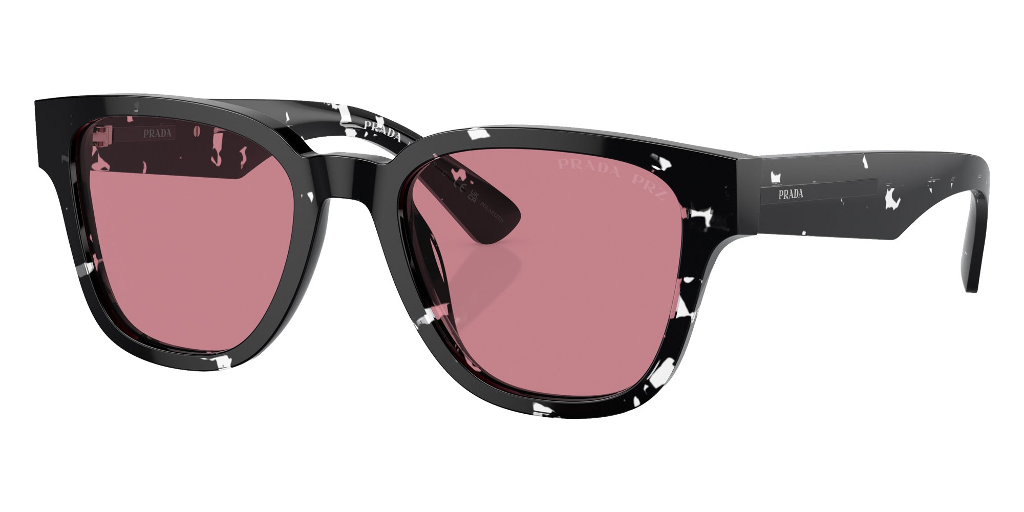 Prada PR A04SF 15O70C 54 - Havana Black Crystal / Red Crystal Polarized #id:pra04sf15o70c_s:100105