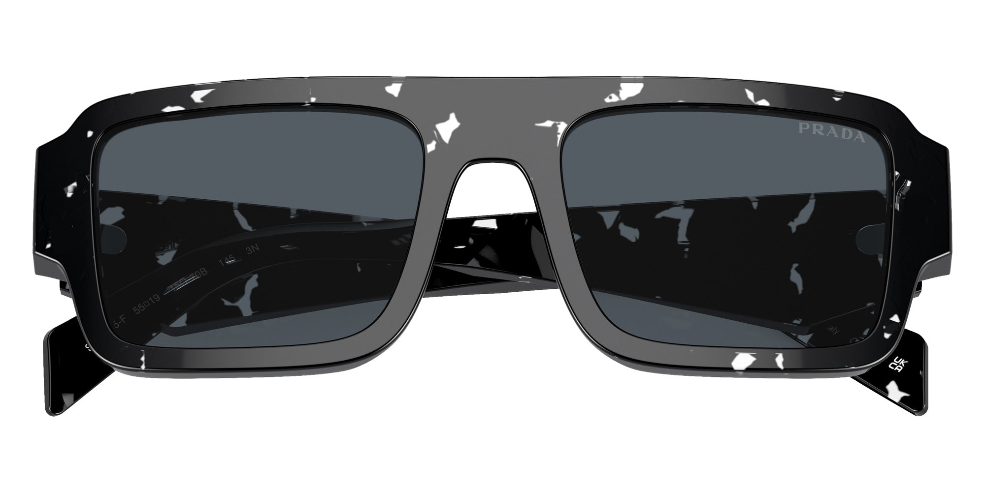 Prada PR A05SF 15O70B 55 - Tortoise Black Crystal / Dark Gray #id:pra05sf15o70b_s:100120