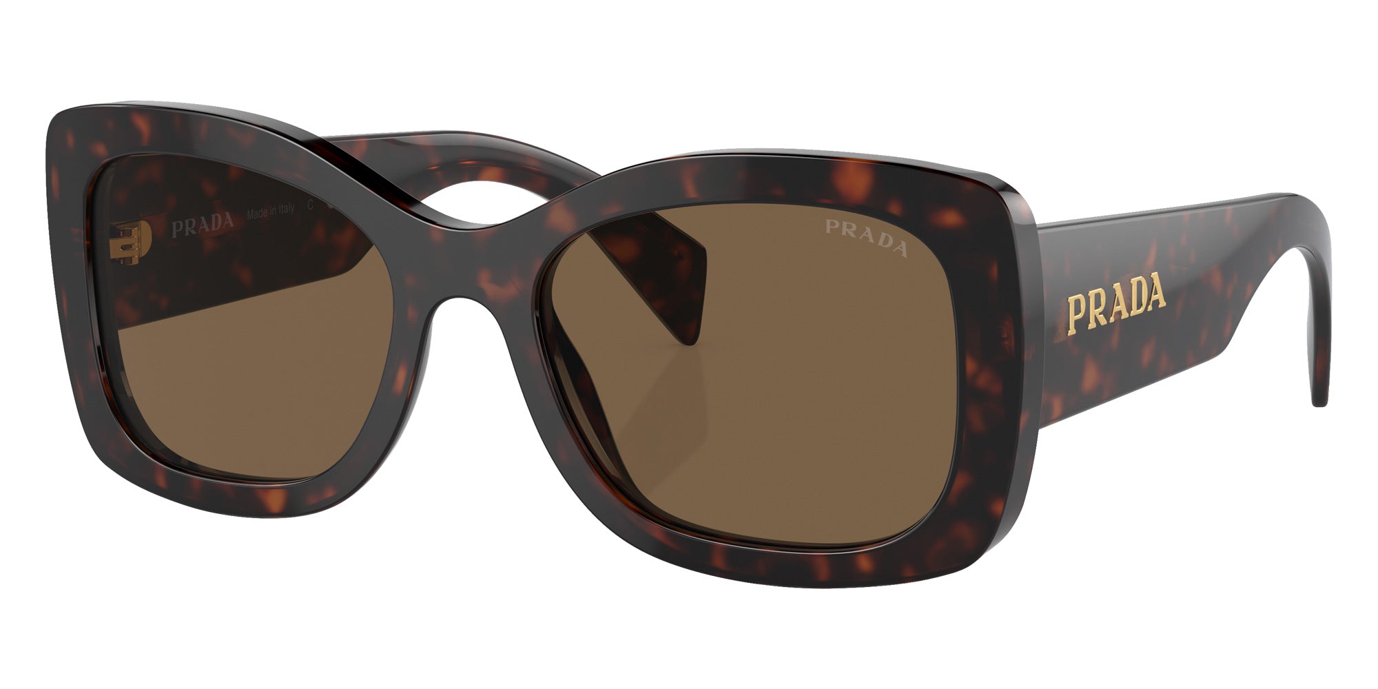 Prada PR A08S 16N5Y1 56 - Briar Tortoise / Dark Brown Polarized #id:pra08s16n5y1_s:100105