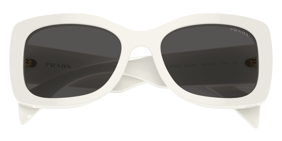 Prada PR A08SF 1425S0 57 - Talc / Dark Gray #id:pra08sf1425s0_s:100120