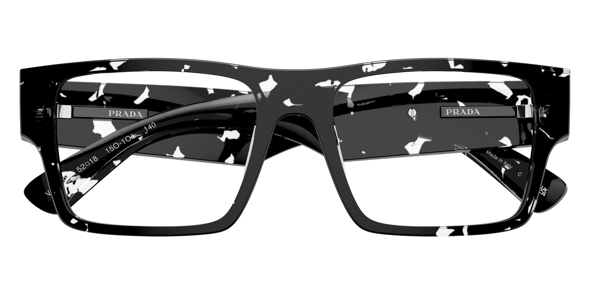 Prada PR A08V 15O1O1 54 - Havana Black Transparent #id:pra08v15o1o1_s:100120
