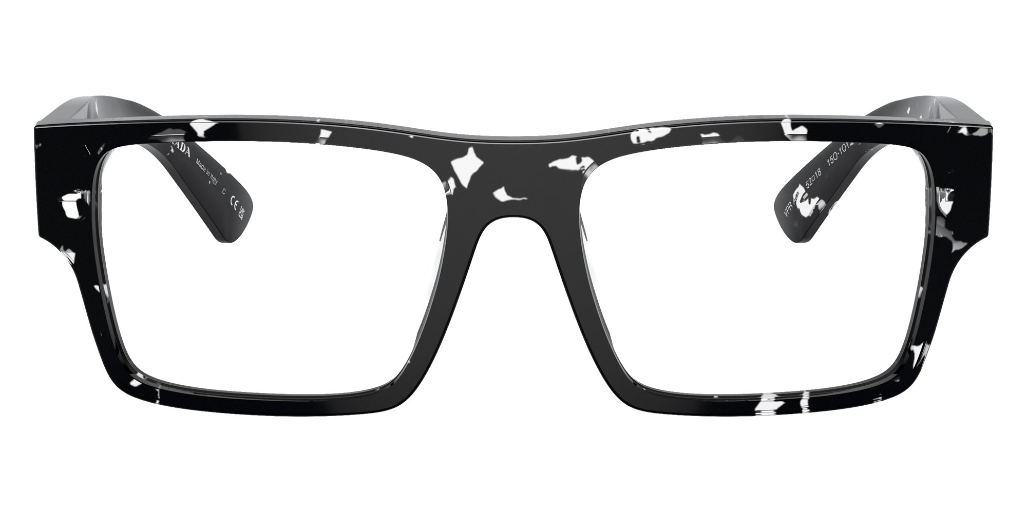 Prada PR A08V 15O1O1 54 - Havana Black Transparent #id:pra08v15o1o1_s:100100