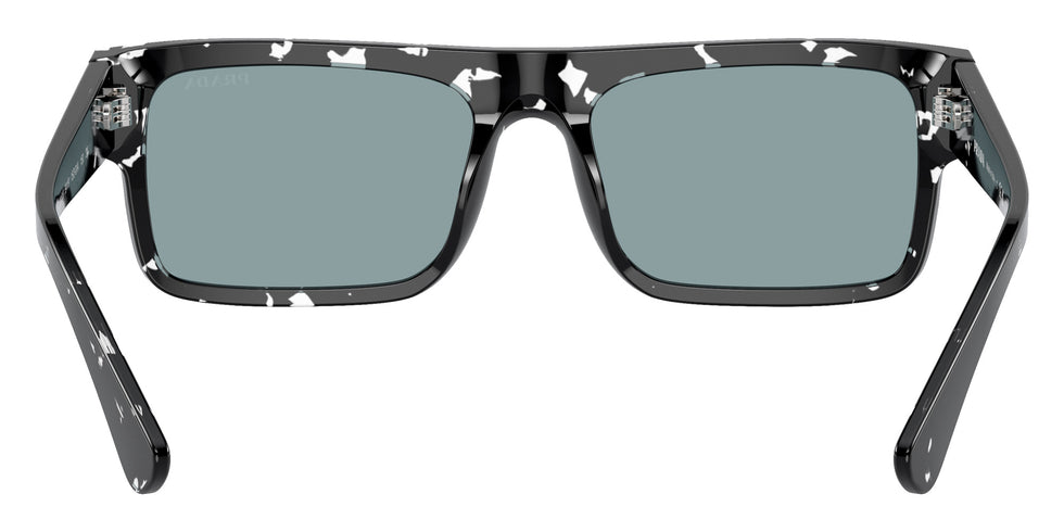 Prada PR A10S 15O01A 57 - Havana Black Transparent / Light Blue Mirrored Silver #id:pra10s15o01a_s:100115