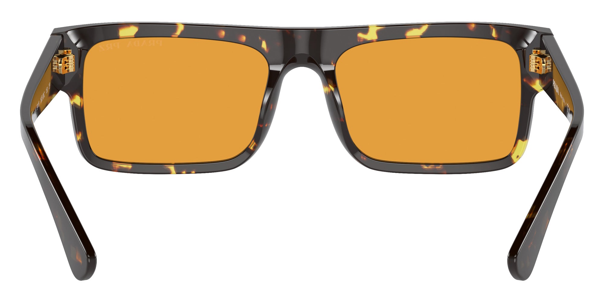 Prada PR A10S 16O20C 57 - Havana Black/Yellow / Yellow Polarized Mirrored #id:pra10s16o20c_s:106115