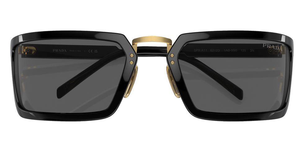 Prada PR A11S 1AB5S0 62 - Black / Dark Gray #id:pra11s1ab5s0_s:100120