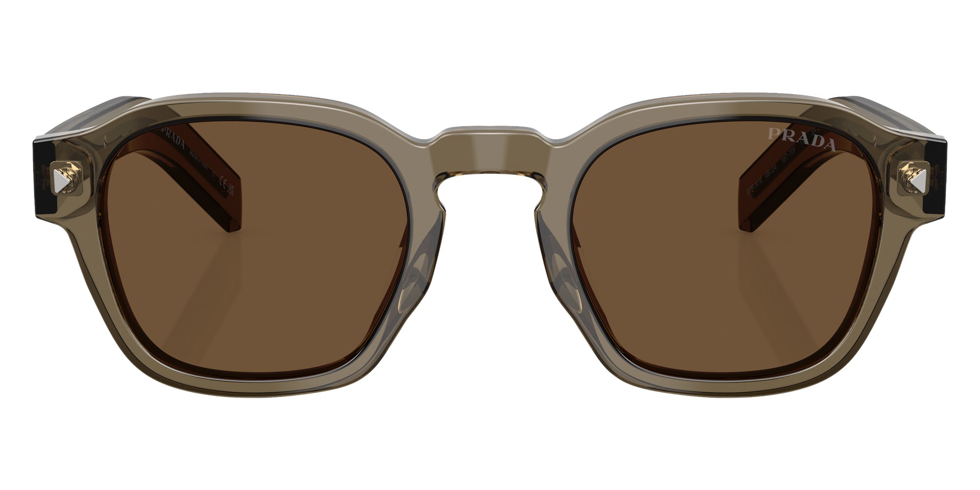 Prada PR A16S 18T70F 52 - Transparent Terra / Dark Brown #id:pra16s18t70f_s:102100