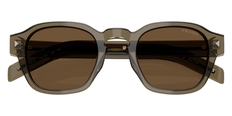 Prada PR A16S 18T70F 52 - Transparent Terra / Dark Brown #id:pra16s18t70f_s:102120