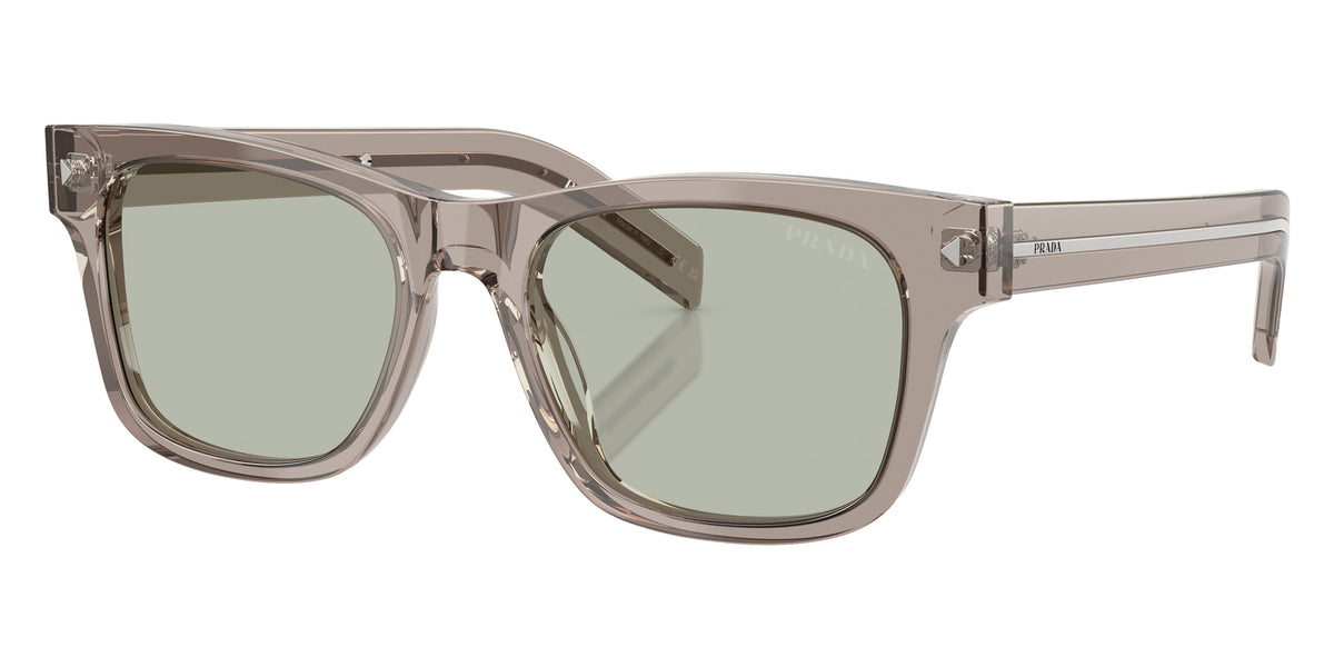 Prada PR A17S 27P91B 54 - Transparent Beige / Gray Vintage Yellow #id:pra17s27p91b_s:102105