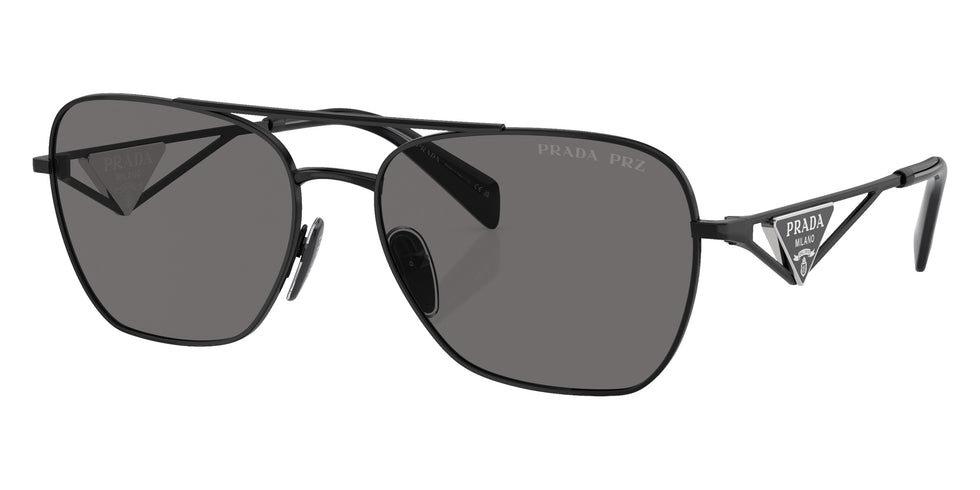 Prada PR A50S 1AB5Z1 59 - Metal Black / Dark Gray Polarized #id:pra50s1ab5z1_s:100105