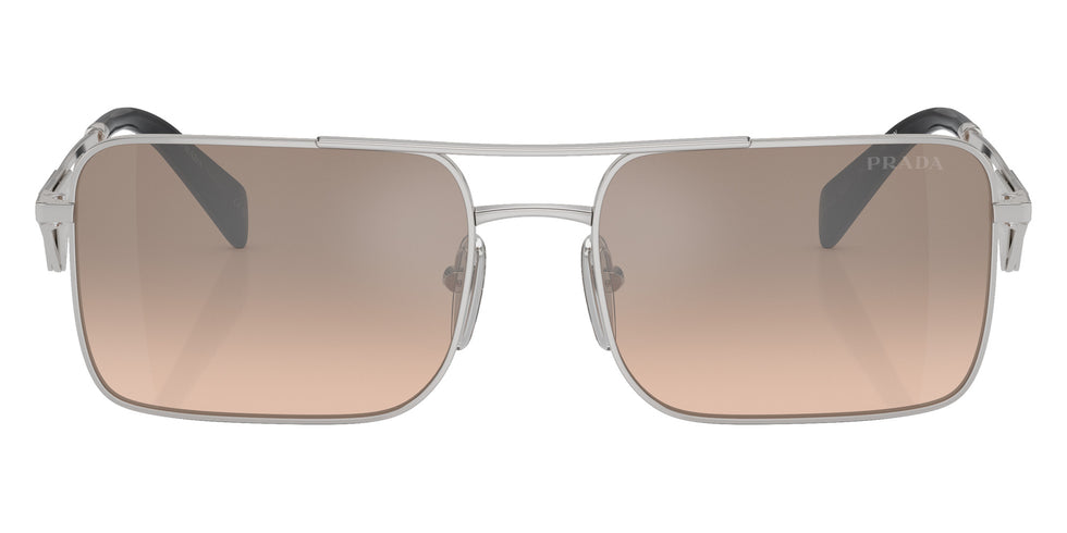 Prada PR A52S 1BC8J1 56 - Silver / Brown Mirrored Silver Gradient #id:pra52s1bc8j1_s:100100