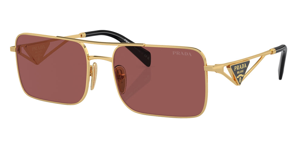 Prada PR A52S 5AK08S 56 - Gold / Dark Violet #id:pra52s5ak08s_s:102105