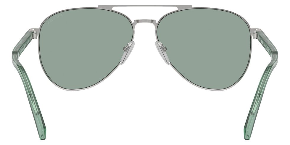 Prada PR A58S 1BC10G 58 - Silver / Petrol Green #id:pra58s1bc10g_s:102115