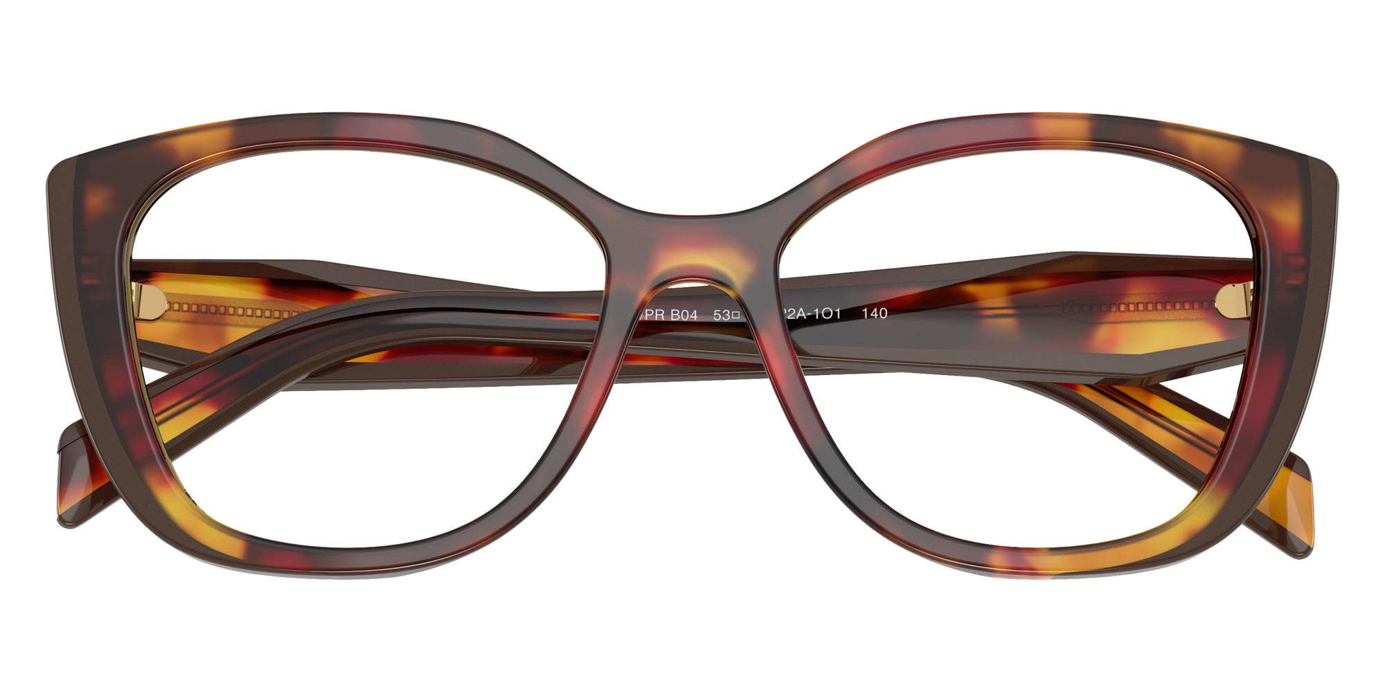 Prada PR B04V 22A1O1 53 - Poppy Tortoise/Bordeaux #id:prb04v22a1o1_s:100120