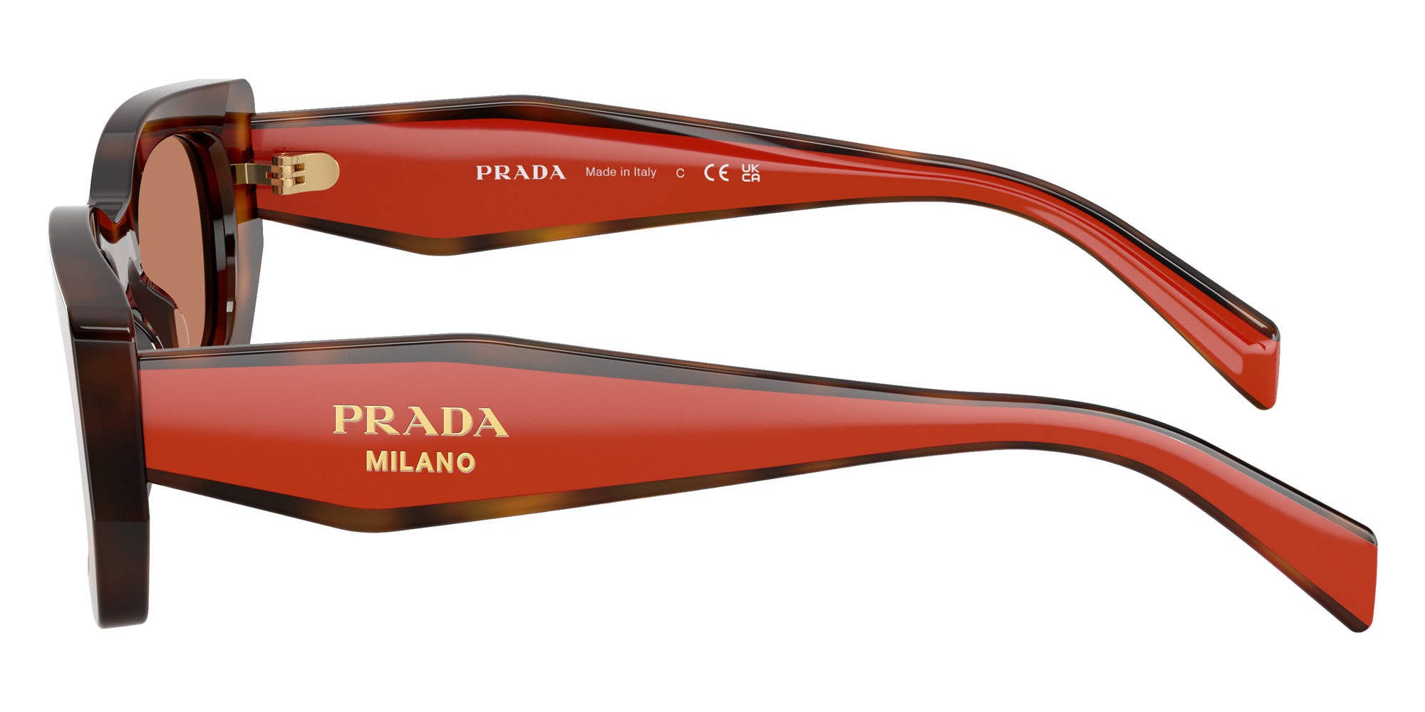 Prada PR B05S 01K90Q 53 - Juniper Tortoise/Cotto #id:prb05s01k90q_s:102110