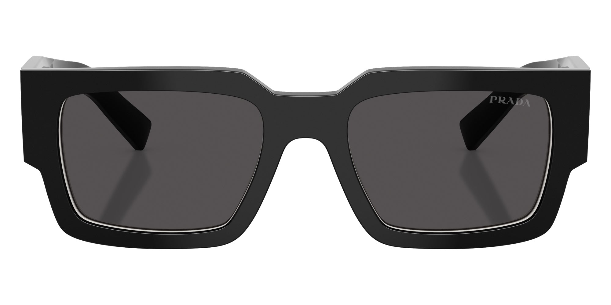 Prada PR B17SF 16K08Z 55 - Black/Talc / Dark Gray #id:prb17sf16k08z_s:100100