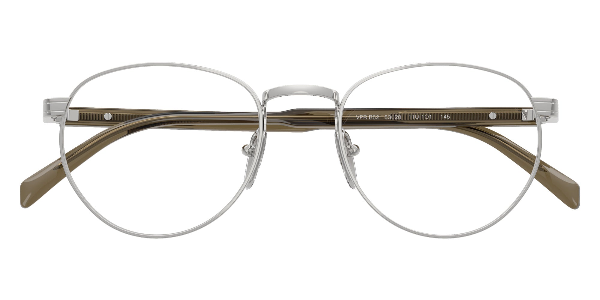 Prada PR B52V 11U1O1 53 - Silver #id:prb52v11u1o1_s:100120