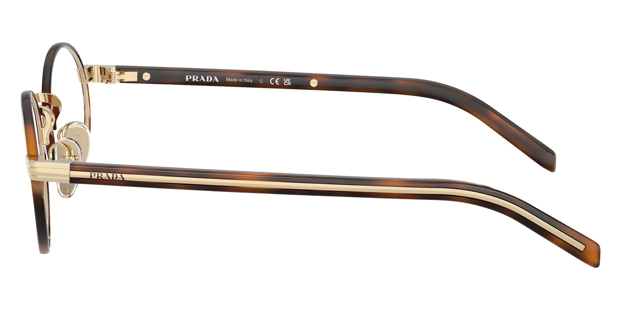 Prada PR B55V 20L1O1 49 - Pale Gold/Juniper Tortoise #id:prb55v20l1o1_s:100110