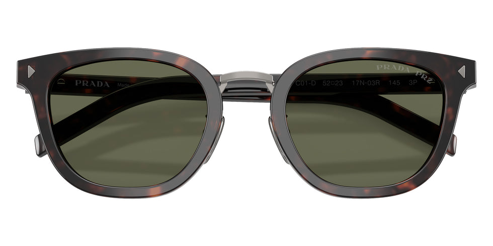 Prada PR C01SD 17N03R 52 - Root Havana / Green Polarized #id:prc01sd17n03r_s:102120