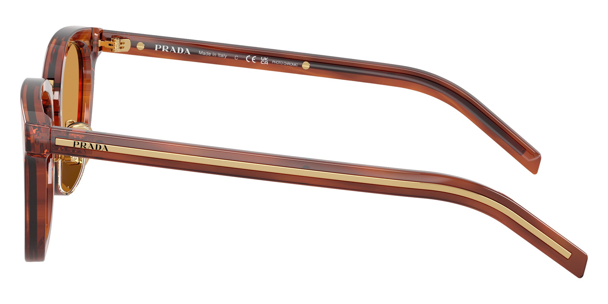 Prada PR C01SD 27F60F 49 - Havana Cognac / PhotoGray Extra Yellow #id:prc01sd27f60f_s:106110