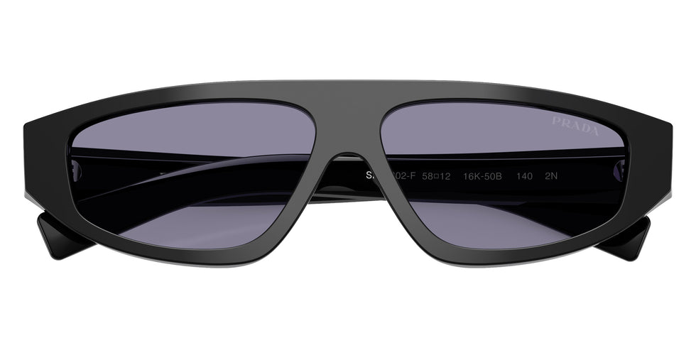 Prada PR C02SF 16K50B 58 - Black / Violet Mirrored Internal Silver #id:prc02sf16k50b_s:102120