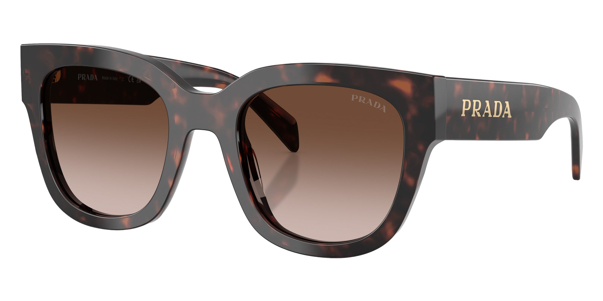 Prada PR C04S 17N80A 52 - Root Tortoise / Brown Gradient #id:prc04s17n80a_s:100105