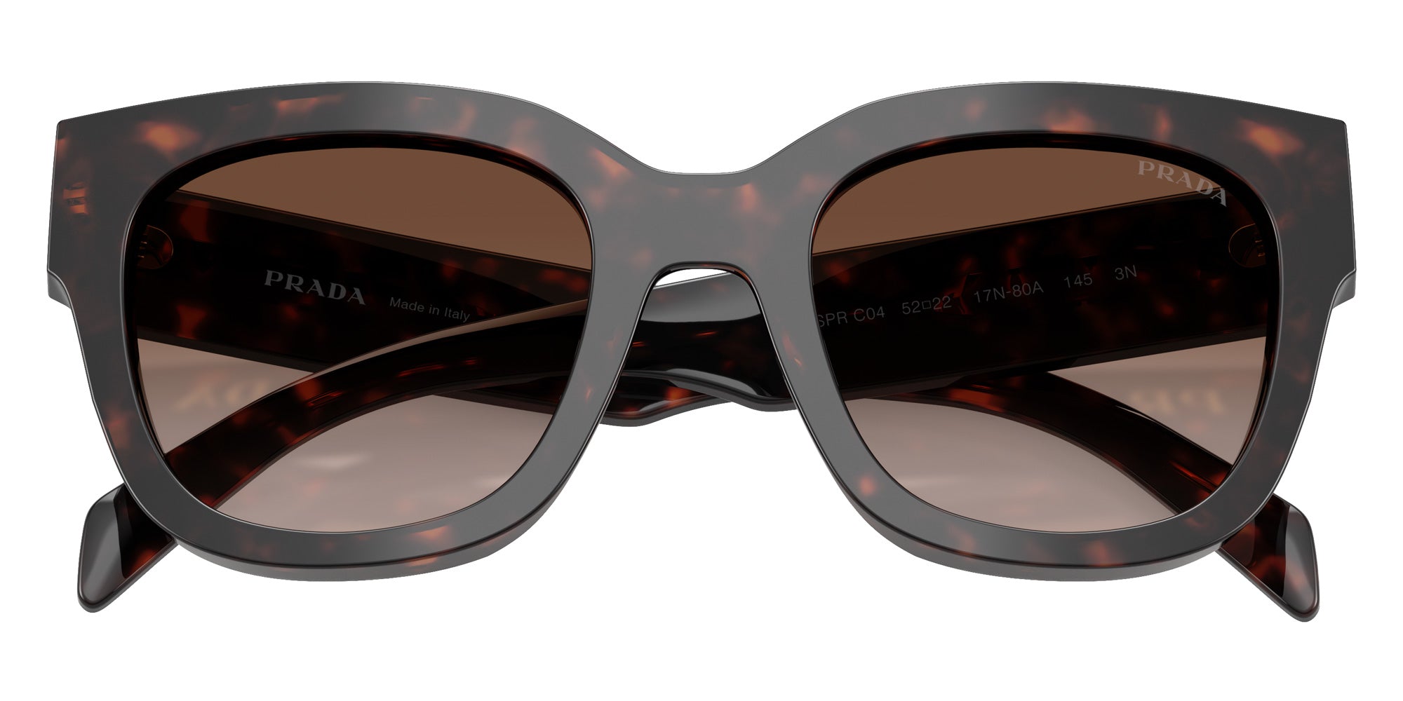 Prada PR C04S 17N80A 52 - Root Tortoise / Brown Gradient #id:prc04s17n80a_s:100120