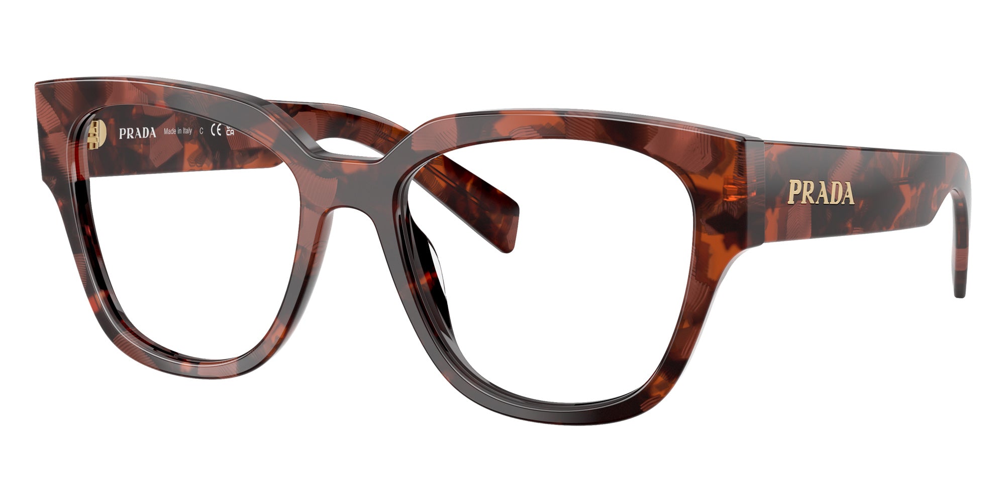 Prada PR C06V 23F1O1 52 - Amaranth Tortoise #id:prc06v23f1o1_s:108105
