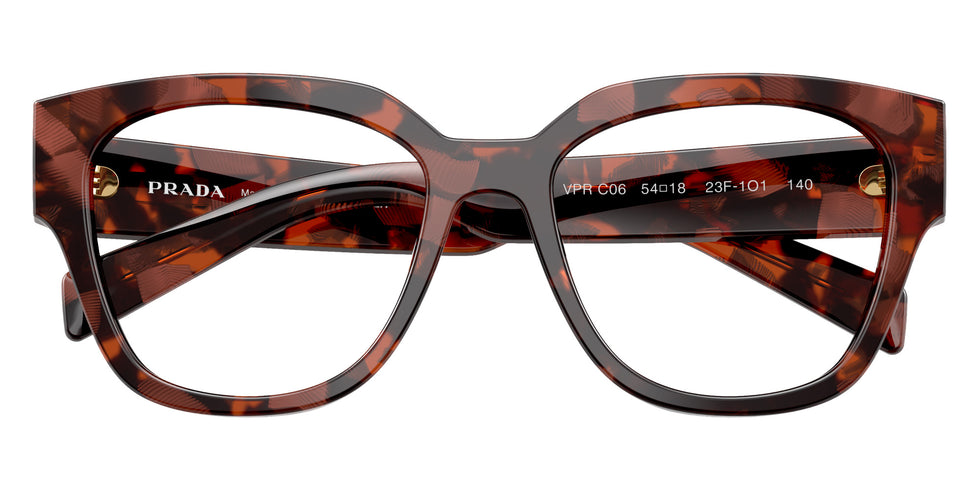 Prada PR C06V 23F1O1 52 - Amaranth Tortoise #id:prc06v23f1o1_s:108120