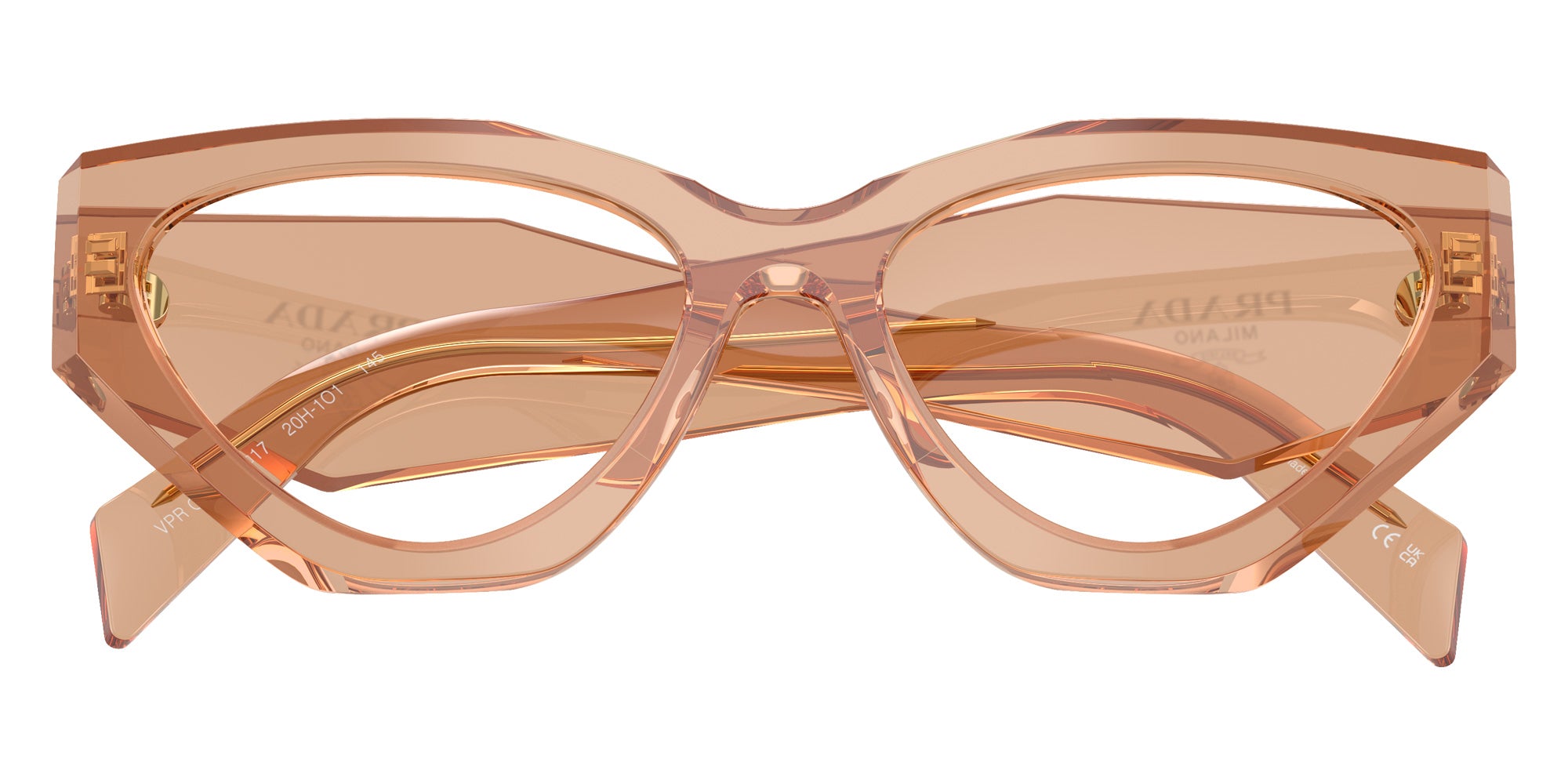 Prada PR C07V 20H1O1 54 - Transparent Chocolate #id:prc07v20h1o1_s:102120