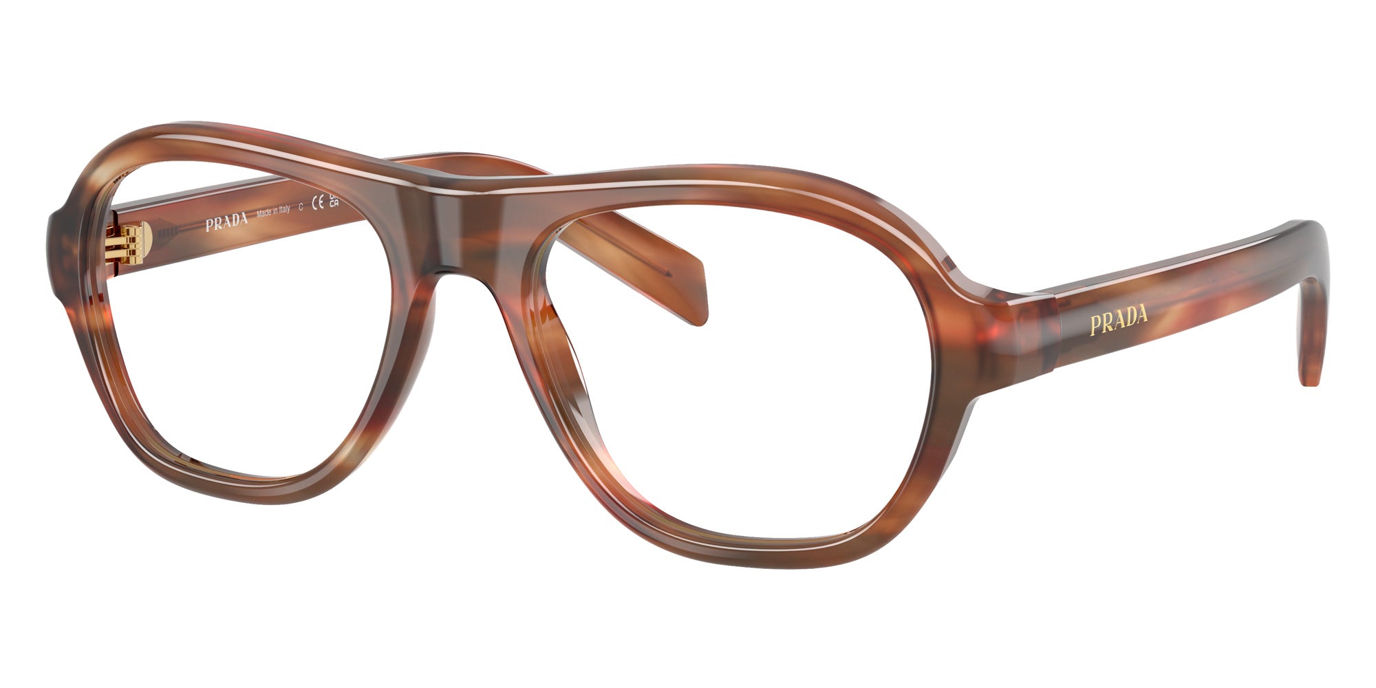 Prada PR C12V 24G1O1 52 - Striped Oak #id:prc12v24g1o1_s:100105