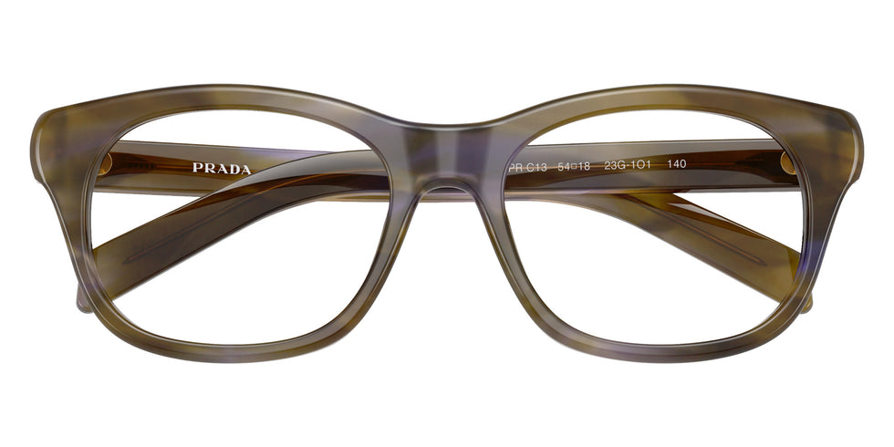 Prada PR C13V 23G1O1 52 - Striped Lagoon #id:prc13v23g1o1_s:100120