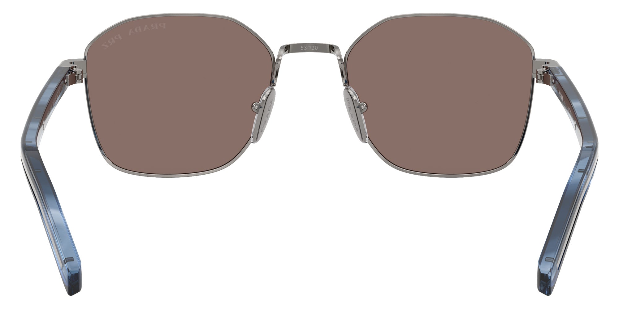 Prada PR C50S 5AV05C 53 - Gunmetal / Polarized Light Brown #id:prc50s5av05c_s:100115
