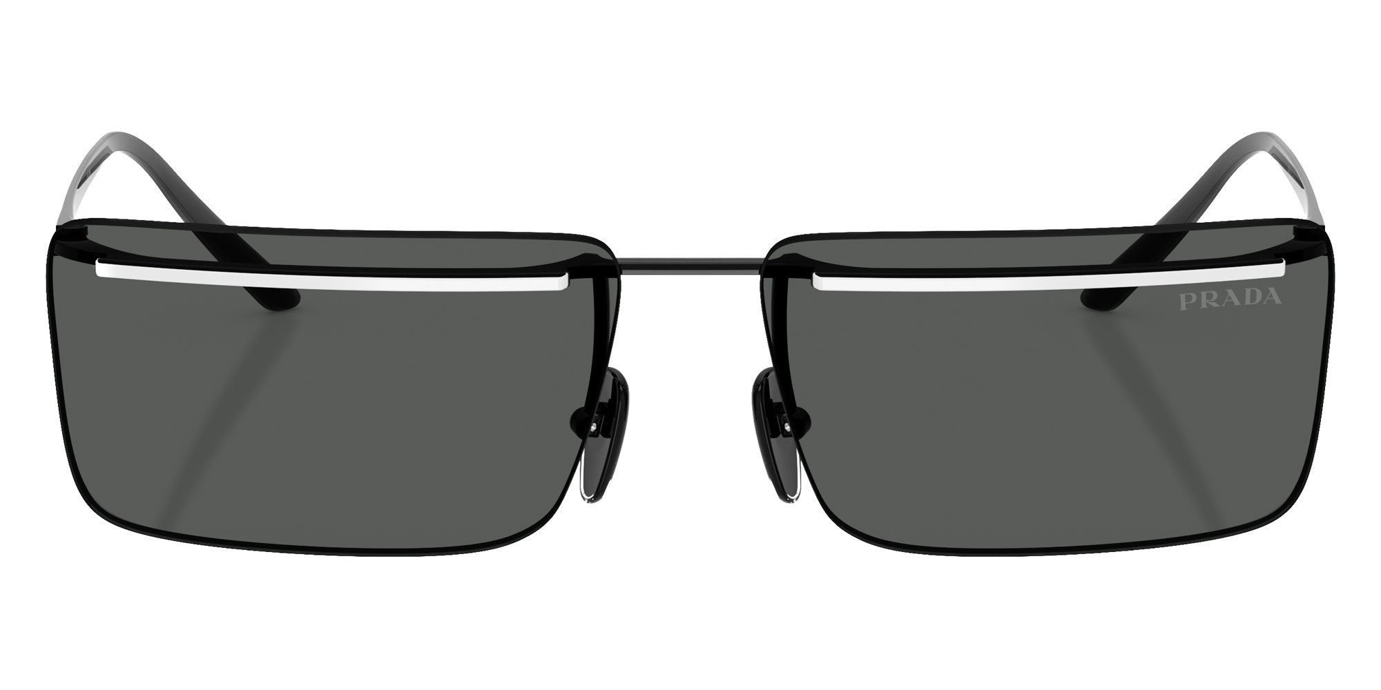 Prada PR C53S YC460T 60 - Black/White / Dark Gray #id:prc53syc460t_s:104100