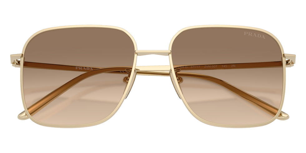 Prada PR C54SD ZVN50T 54 - Pale Gold / Light Brown Gradient Light Gray #id:prc54sdzvn50t_s:106120
