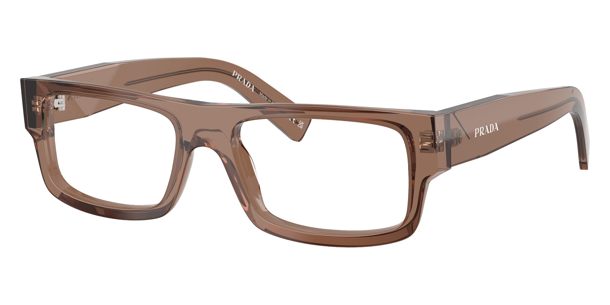 Prada PR D06V 28I1O1 53 - Brown Transparent #id:prd06v28i1o1_s:112105