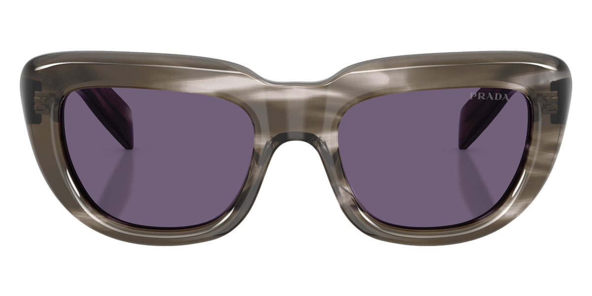 Prada PR D07S 26O70W 53 - Striped Ebony / Violet #id:prd07s26o70w_s:100100