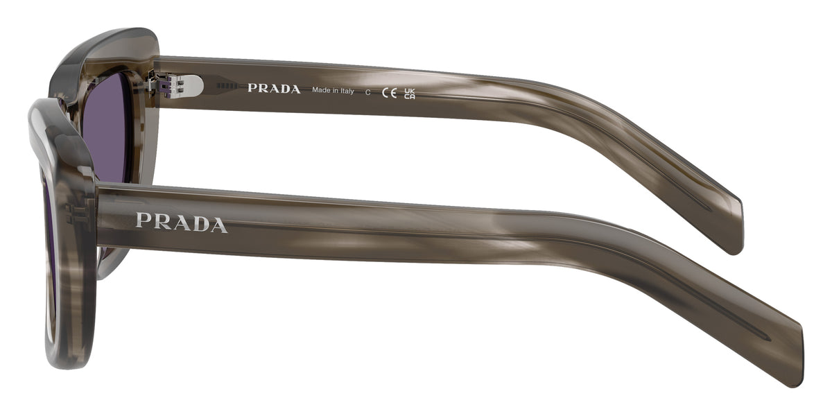 Prada PR D07S 26O70W 53 - Striped Ebony / Violet #id:prd07s26o70w_s:100110