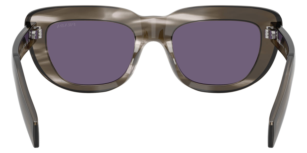 Prada PR D07S 26O70W 53 - Striped Ebony / Violet #id:prd07s26o70w_s:100115