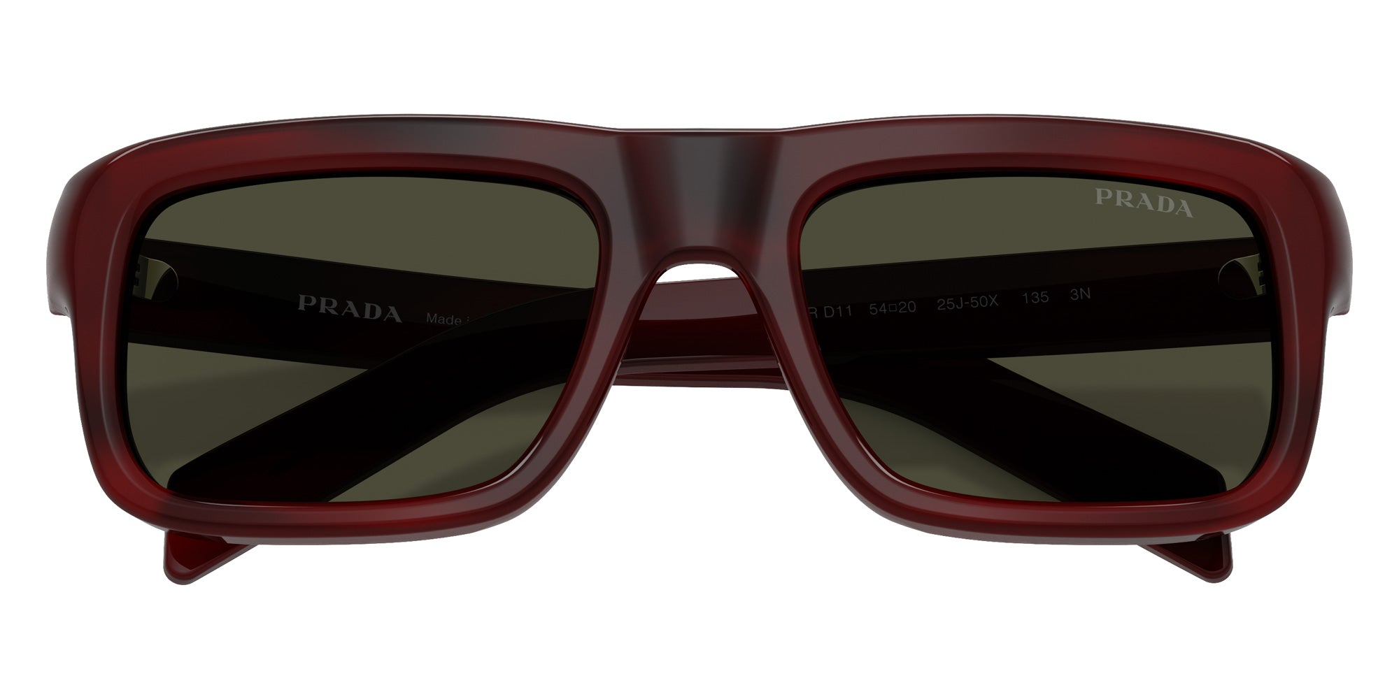Prada PR D11S 25J50X 54 - Pomegranate Tortoise #id:prd11s25j50x_s:106120