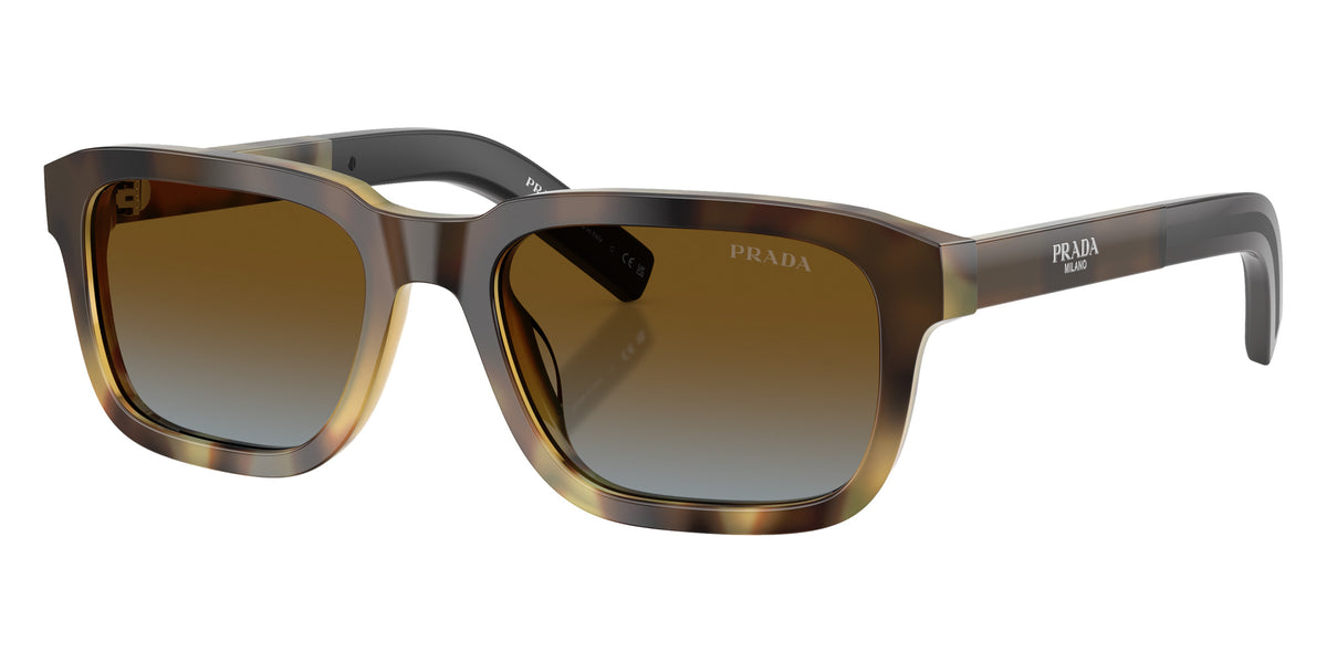 Prada PR D16SF 22P0A4 57 - Mahogany Tortoise Gradient / Blue Gradient Brown #id:prd16sf22p0a4_s:106105