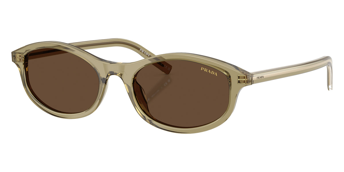 Prada PR D17S 27O9L1 52 - Transparent Loden / Dark Brown #id:prd17s27o9l1_s:106105