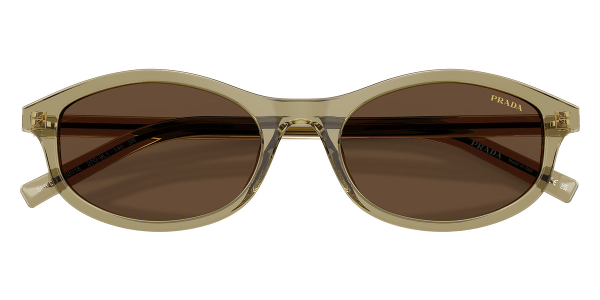 Prada PR D17S 27O9L1 52 - Transparent Loden / Dark Brown #id:prd17s27o9l1_s:106120