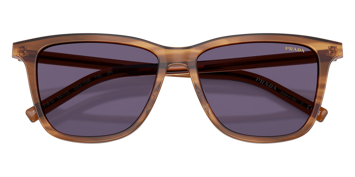 Prada PR D18SD 25O70W 54 - Striped Rosewood / Violet #id:prd18sd25o70w_s:102120
