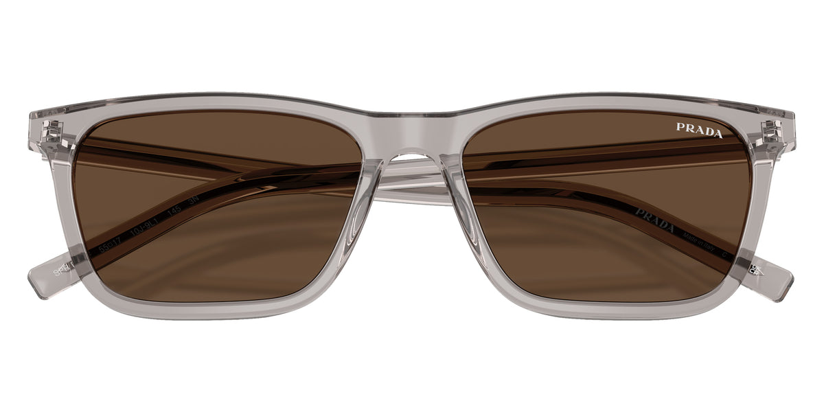 Prada PR D19SF 10J9L1 56 - Hematite / Dark Brown #id:prd19sf10j9l1_s:100120