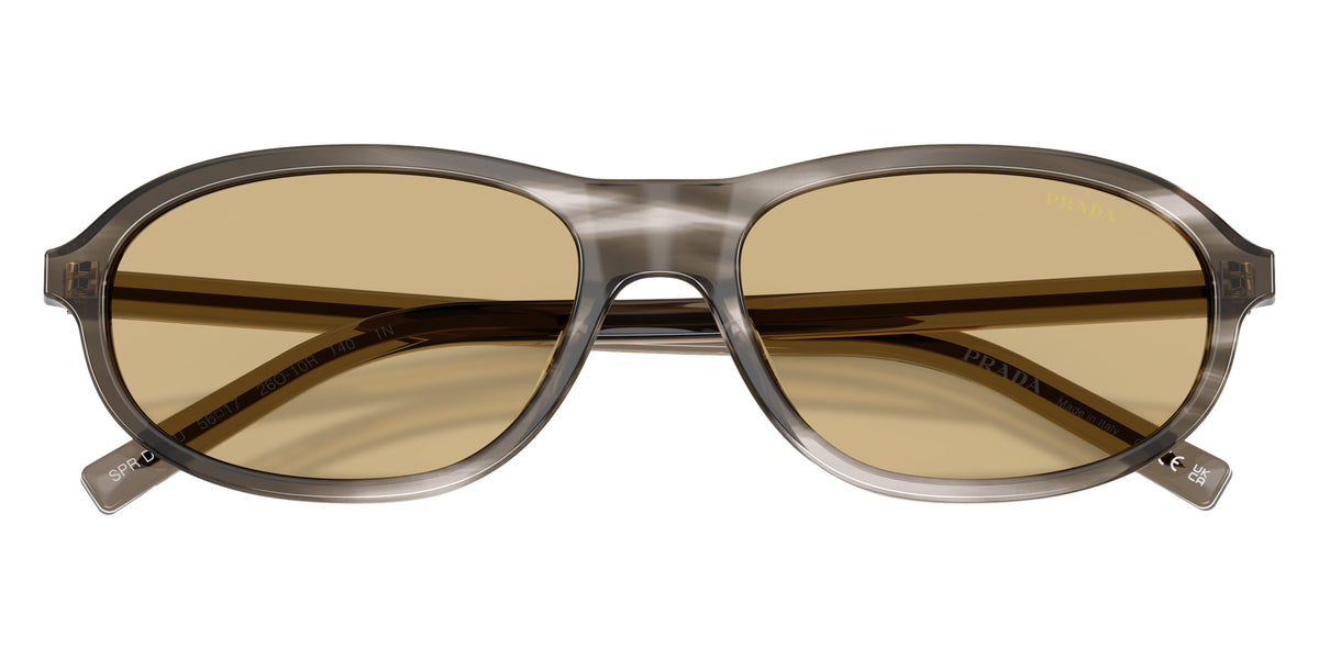 Prada PR D20SU 26O10R 56 - Striped Ebony / Yellow #id:prd20su26o10r_s:104120