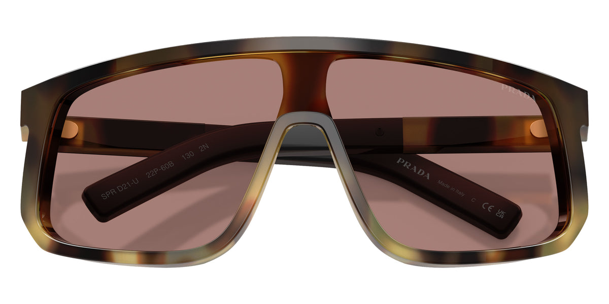 Prada PR D21SU 22P60B 132 - Mahogany Tortoise Gradient / Light Brown #id:prd21su22p60b_s:106120