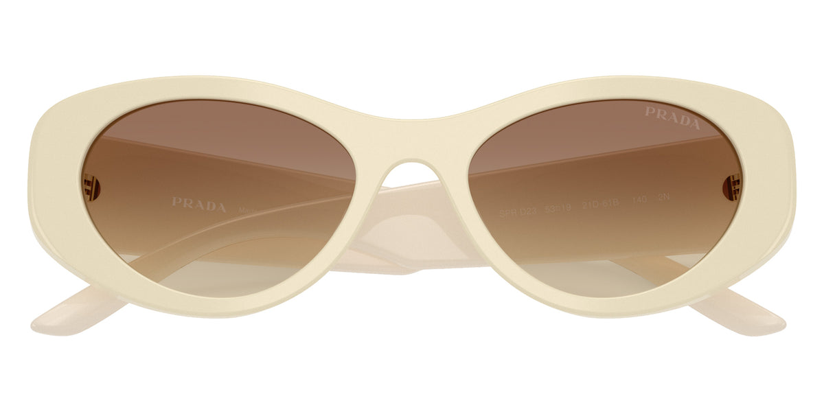 Prada PR D23SU 21D61B 53 - White Milk / Brown Gradient #id:prd23su21d61b_s:102120