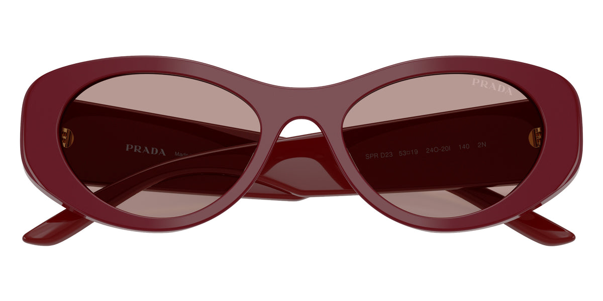 Prada PR D23SU 24O20I 53 - Barolo / Light Purple Brown #id:prd23su24o20i_s:106120