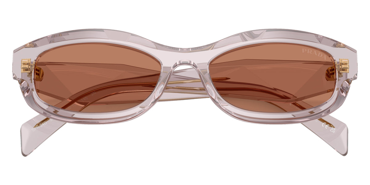 Prada PR D24S 12W10I 54 - Transparent Mauve / Brown #id:prd24s12w10i_s:100120
