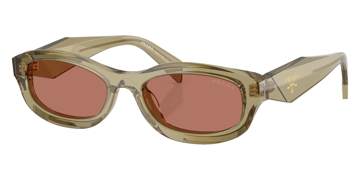Prada PR D24S 27O80W 54 - Transparent Loden / Bordeaux #id:prd24s27o80w_s:108105